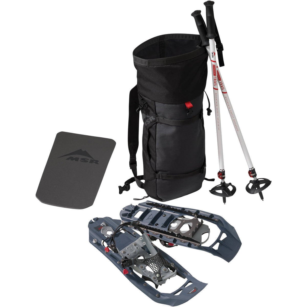 MSR Evo Trail Snowshoe Kit - Midnight - MSR Evo Trail Snowshoe Kit - Midnight