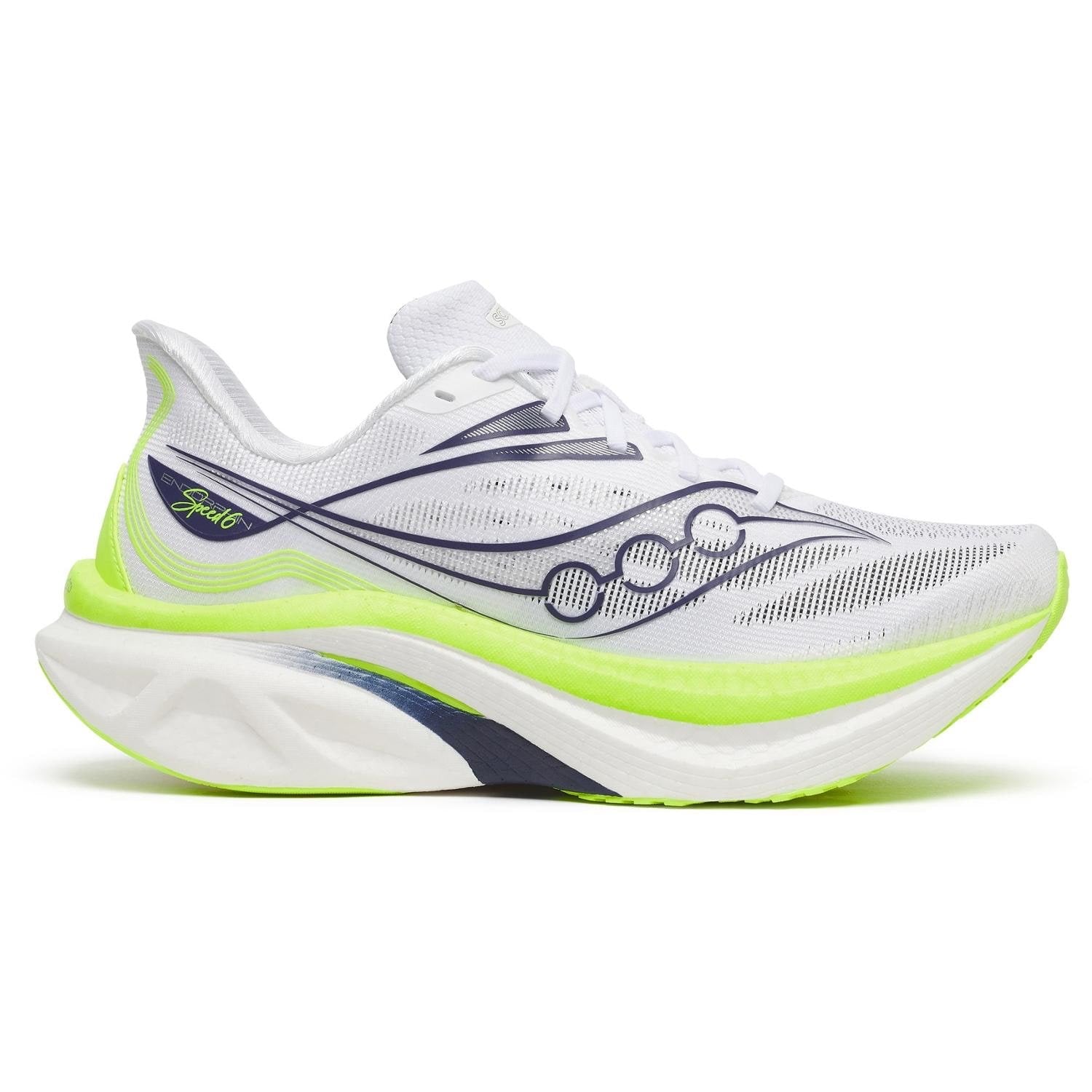 Saucony Endorphin Speed 6 Road-Running Shoes - Men's - White/Citron