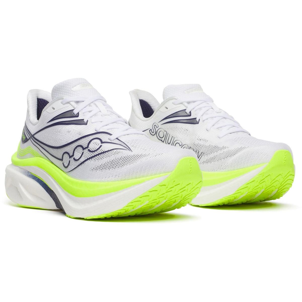 Saucony Endorphin Speed 6 Road-Running Shoes - Men's - White/Citron