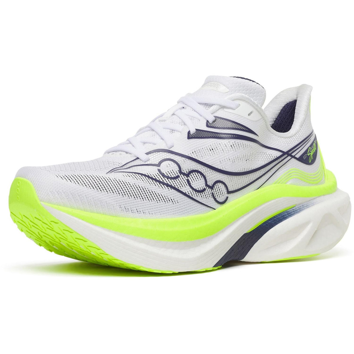 Saucony Endorphin Speed 6 Road-Running Shoes - Men's - White/Citron