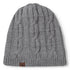 Sealskinz Blakeney Waterproof Cold Weather Cable Knit Beanie Hat - Grey