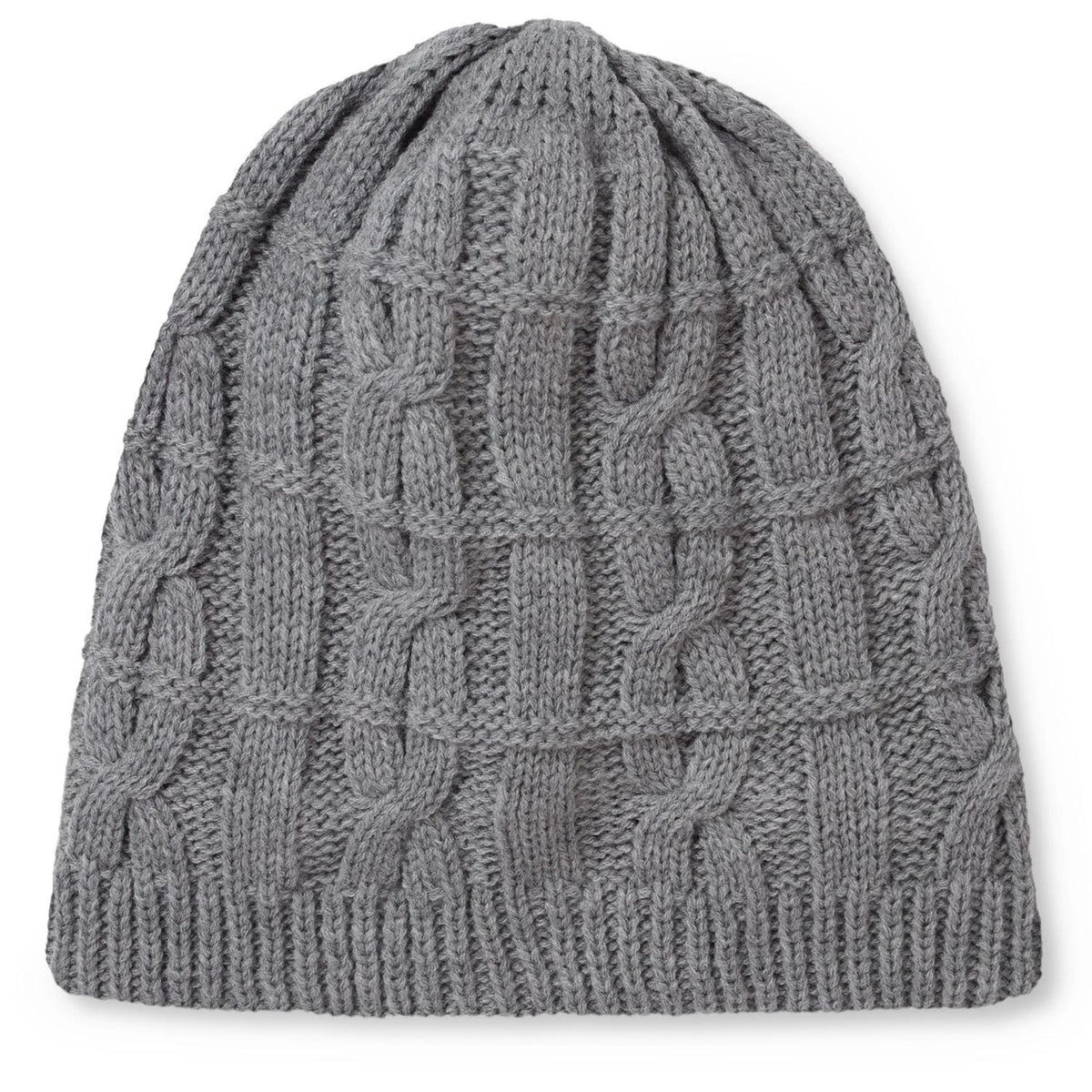 Sealskinz Blakeney Waterproof Cold Weather Cable Knit Beanie Hat - Grey