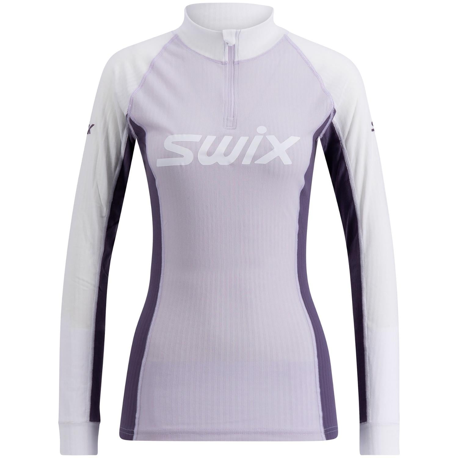 Swix RaceX Classic Half-Zip Base Layer Top - Women's - Dusty Purple/Light Purple