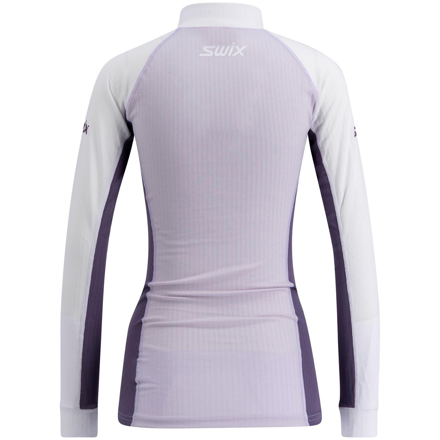 Swix RaceX Classic Half-Zip Base Layer Top - Women's - Dusty Purple/Light Purple
