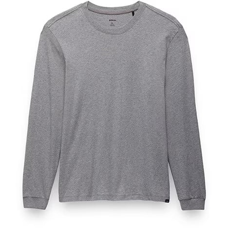 prAna Everyday Long-Sleeve T-Shirt - Men's - Medium Heather Grey