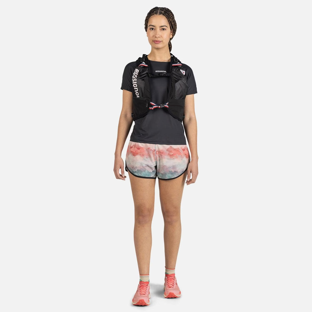 Rossignol Sapa T-Shirt - Women's - Black - On Body Image of color Black