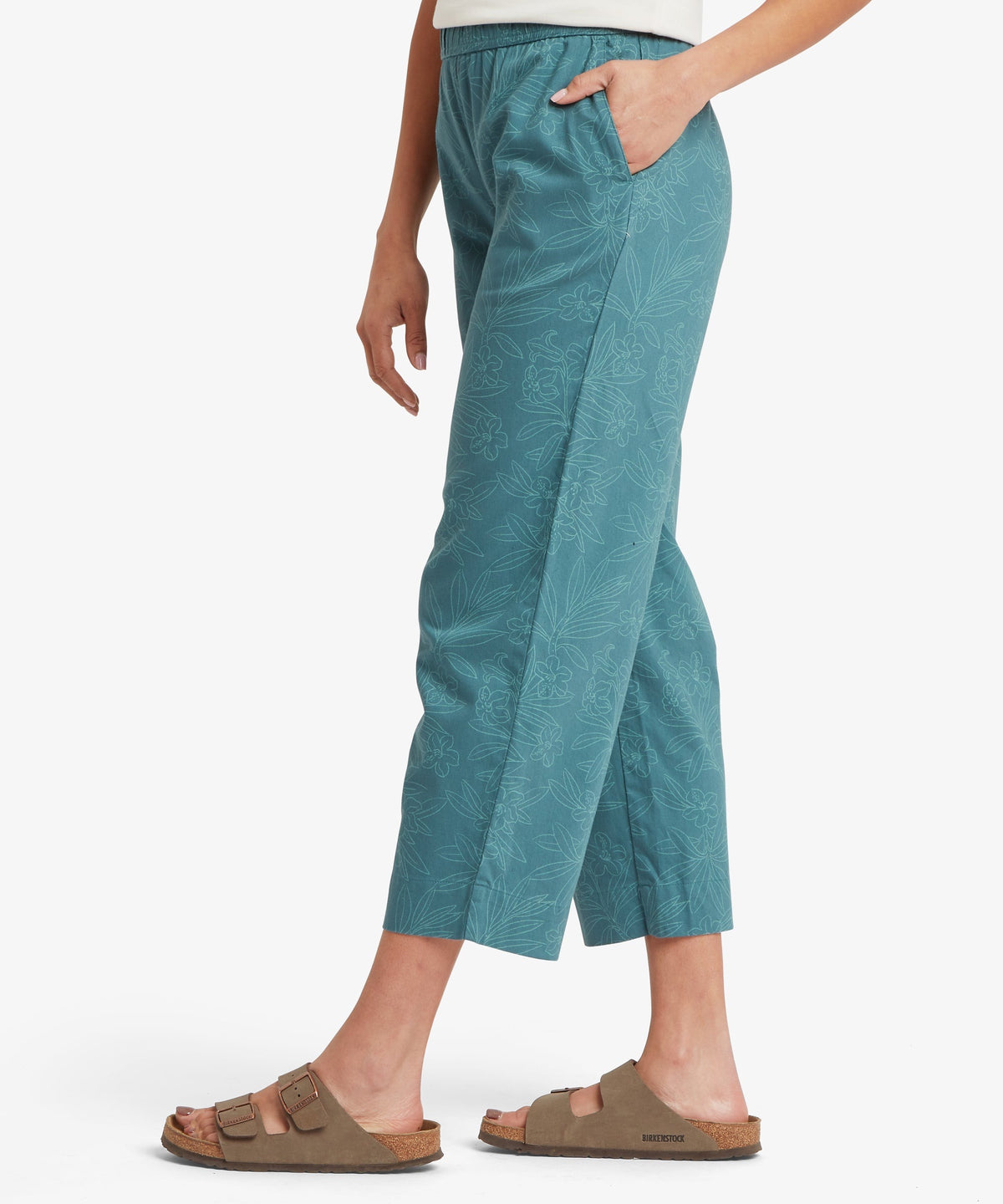 Sherpa Adventure Gear Palmo Ankle Pull-On Pants - Women's - Hydra Floral - Sherpa Adventure Gear Palmo Ankle Pull-On Pants - Women's - Hydra Floral