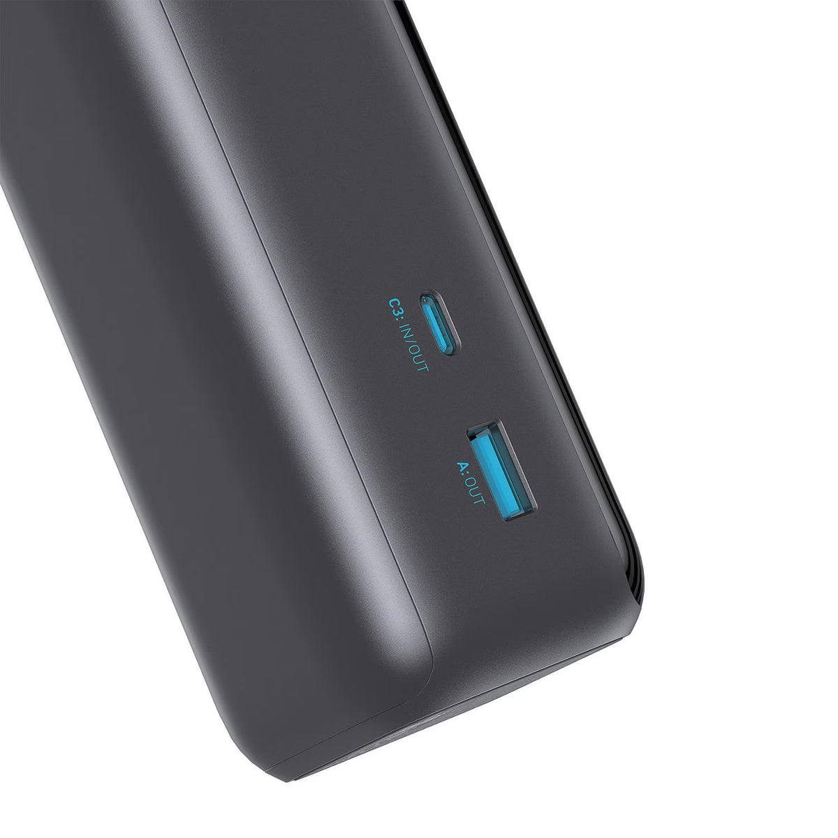 Anker Laptop Power Bank (25K, 165W, Built-In and Retractable Cables) - Black