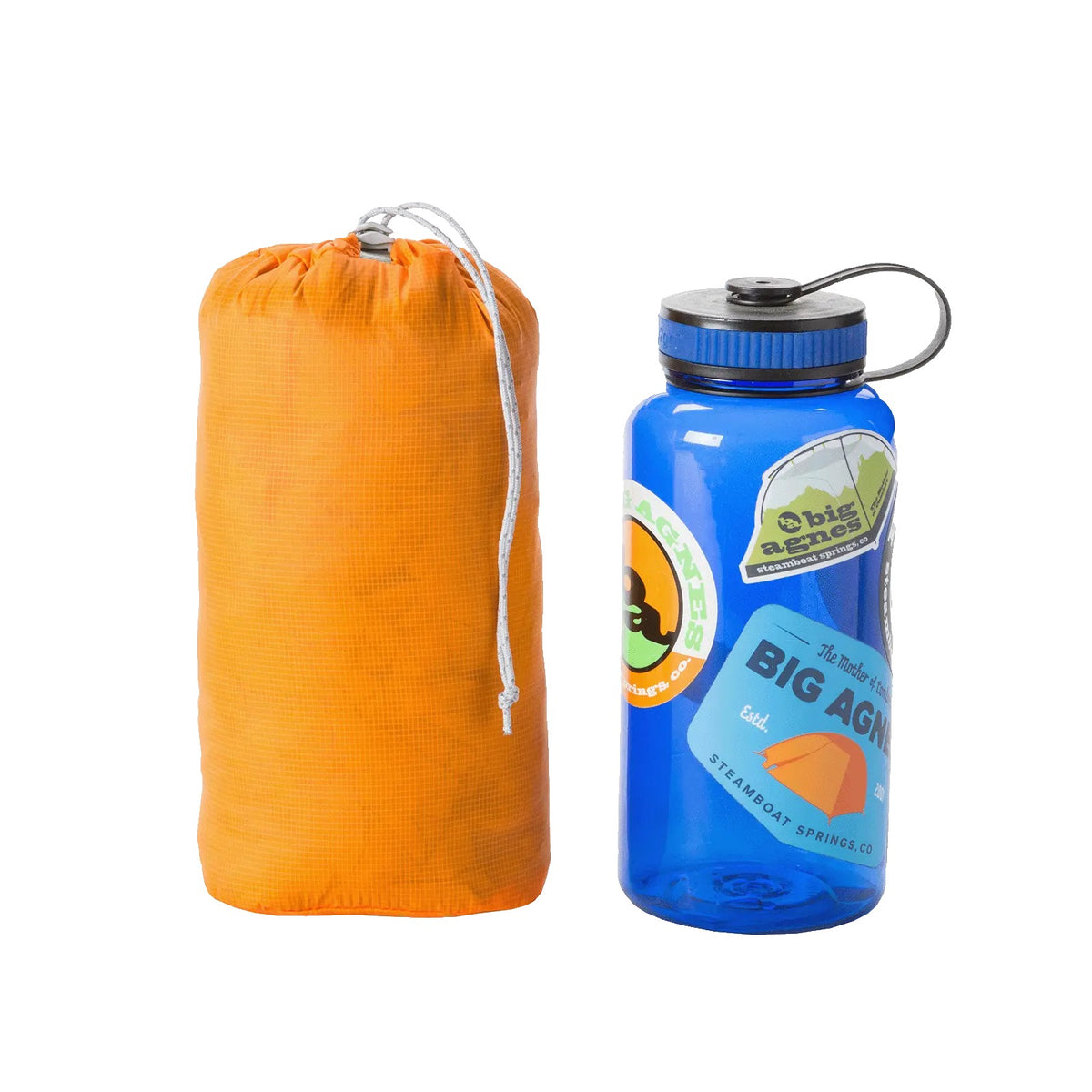 Big Agnes Essentials Stuff Sack - Package of 3 - Tangelo - Big Agnes Essentials Stuff Sack - Package of 3 - Tangelo