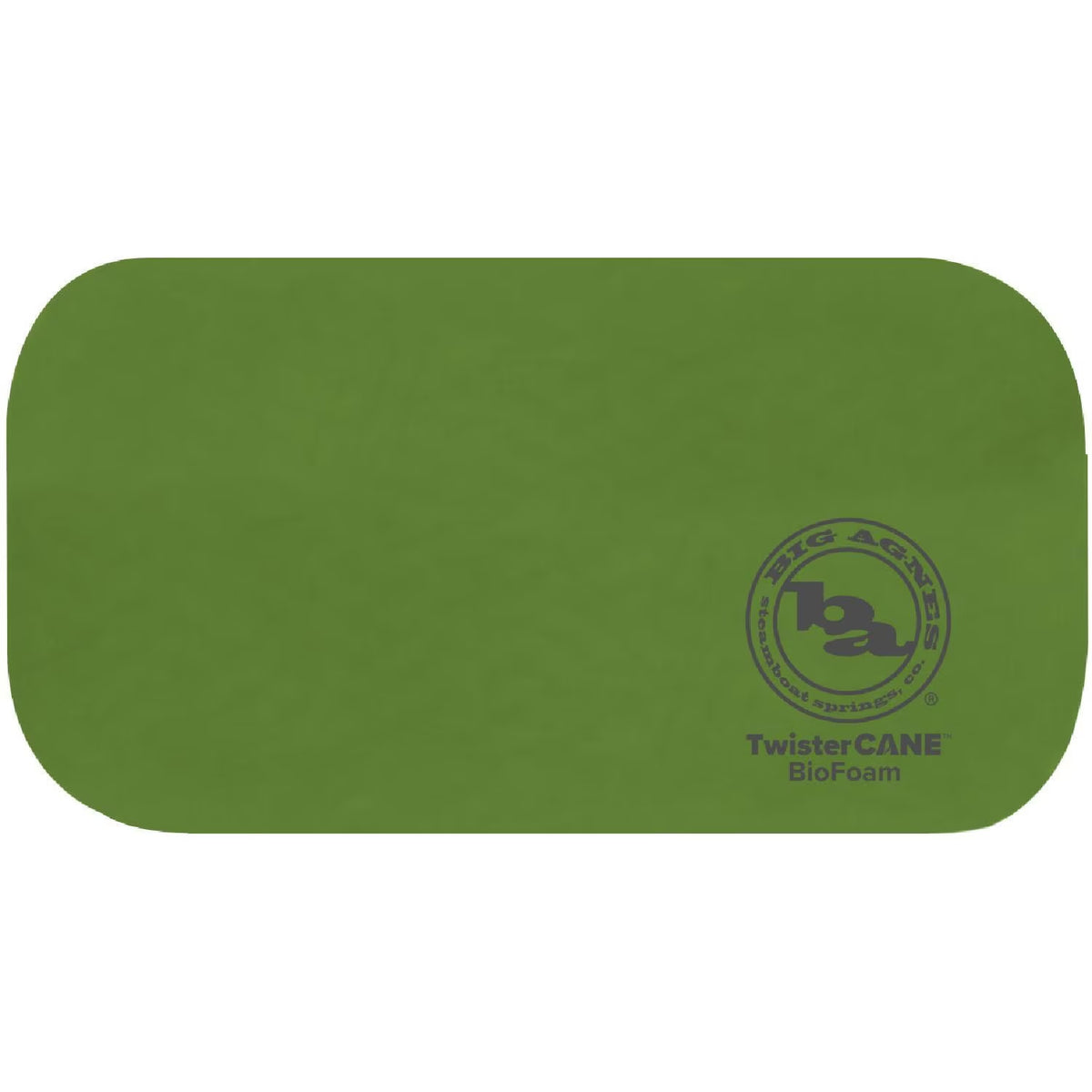 Big Agnes TwisterCane BioFoam Seat - Green/Grey