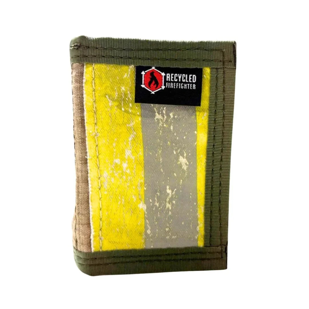 Recycled Firefighter Rookie Wallet - Bunker Gear Edition — product view 1