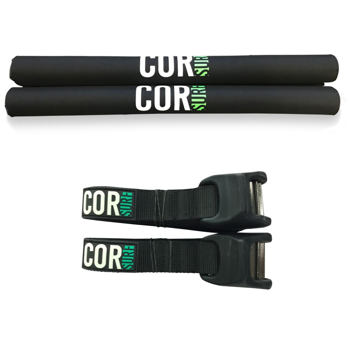 COR Surf Round Rack Pad and "No-Scratch" Tie Down Combo — view 3