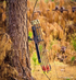 Survival Archery Systems Scout Pro X bow detail with demonstration quiver and arrows sold separately