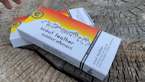 Outdoor Element Scout Feather Adventure Survival Knife