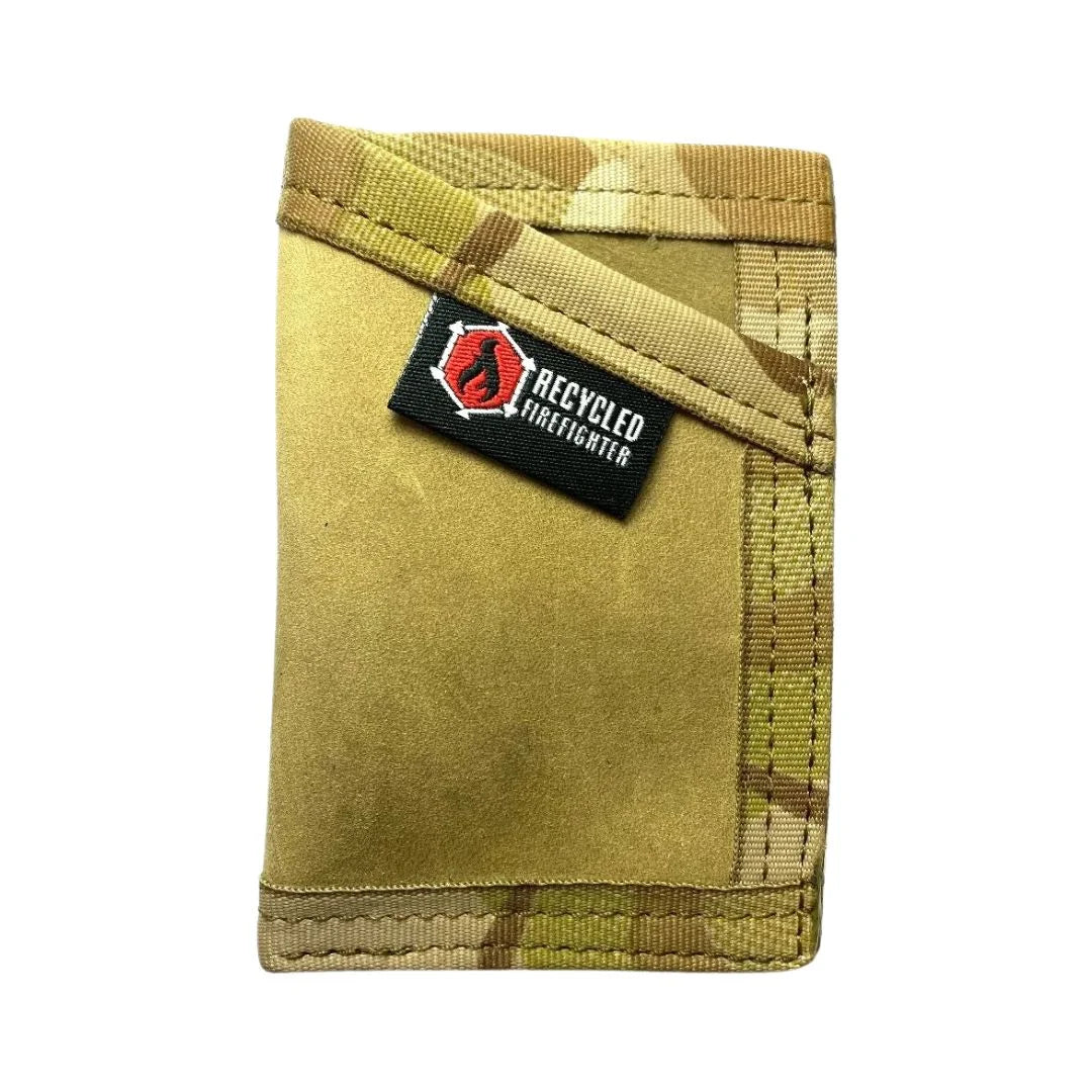 Recycled Firefighter Sergeant Wallet - Combat Boot Leather Edition — product view 34