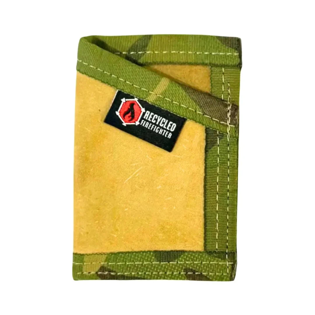 Recycled Firefighter Sergeant Wallet - Combat Boot Leather Edition — product view 36