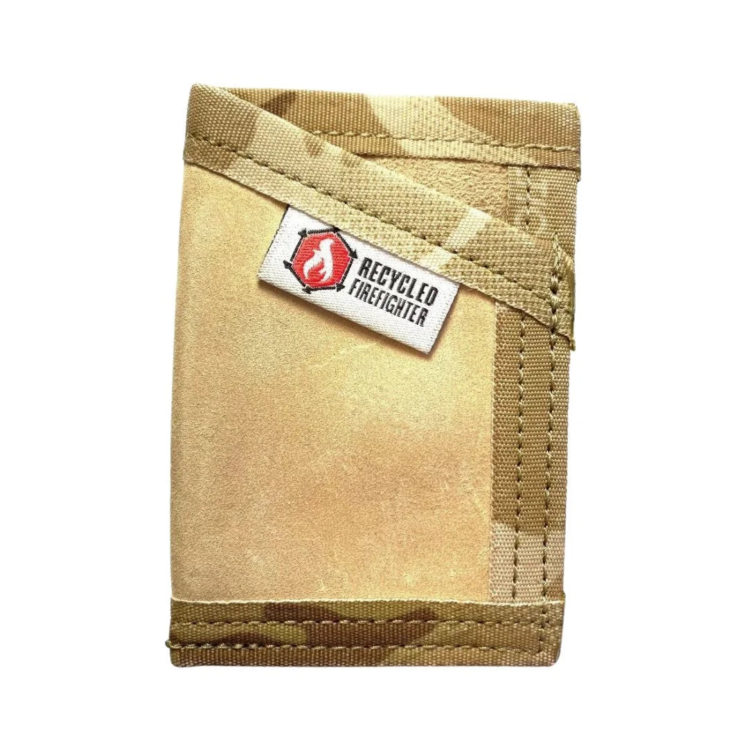 Recycled Firefighter Sergeant Wallet - Combat Boot Leather Edition — product view 35