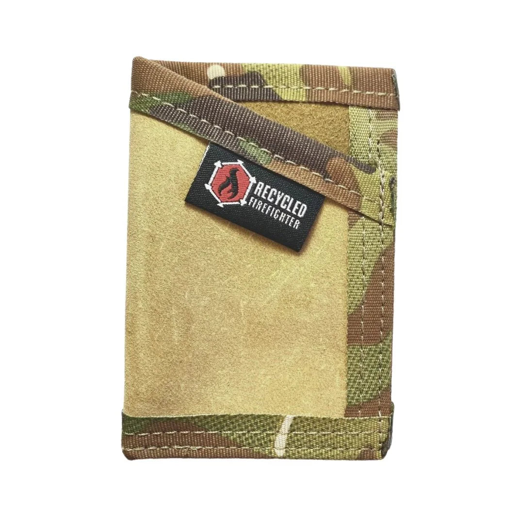 Recycled Firefighter Sergeant Wallet - Combat Boot Leather Edition — product view 33