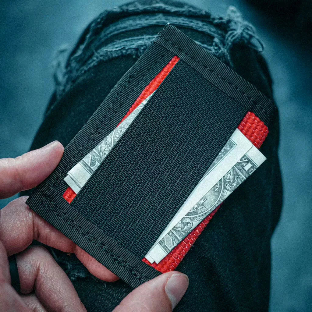 Recycled Firefighter Sergeant Wallet - Firehose Edition — product view 12