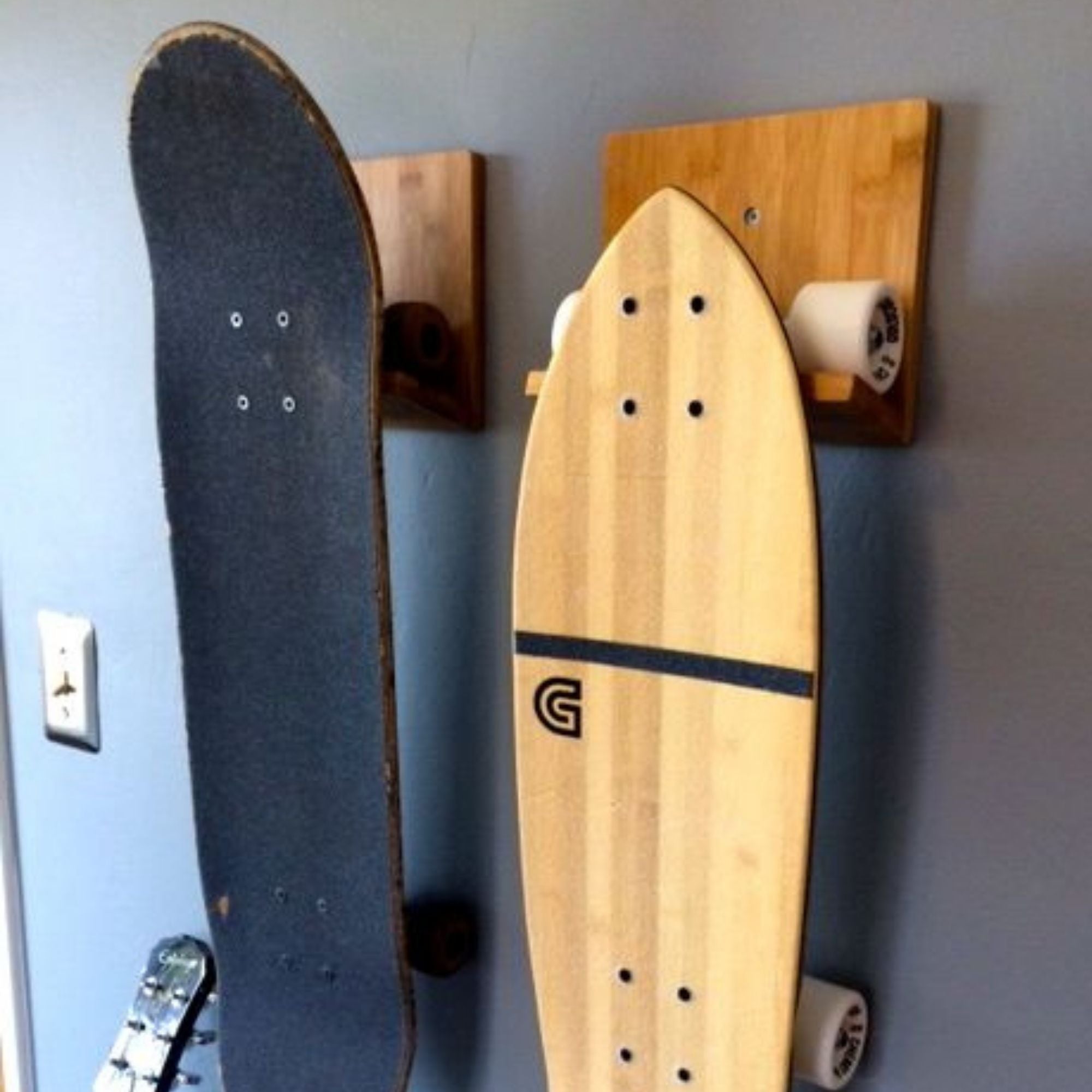 COR Surf Bamboo Skateboard Wall Rack — view 5