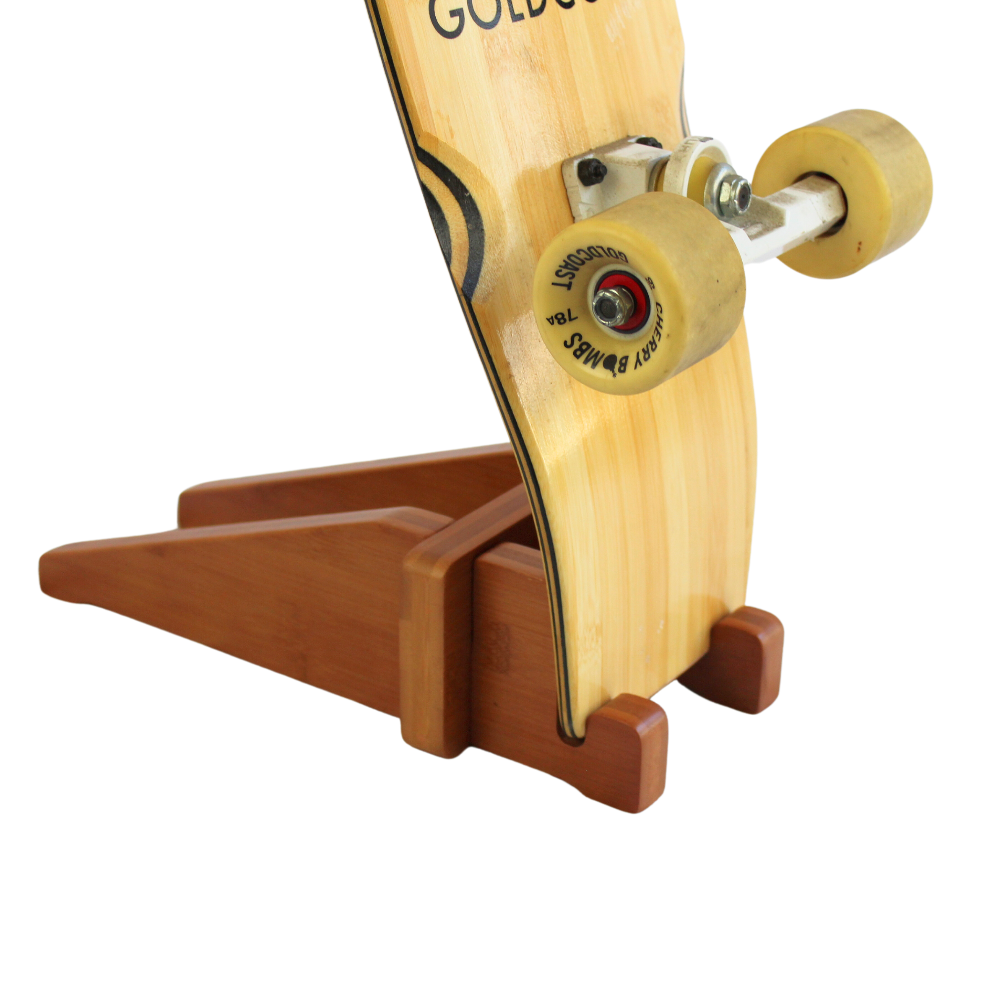 COR Surf Bamboo Skateboard Floor Stand — view 2