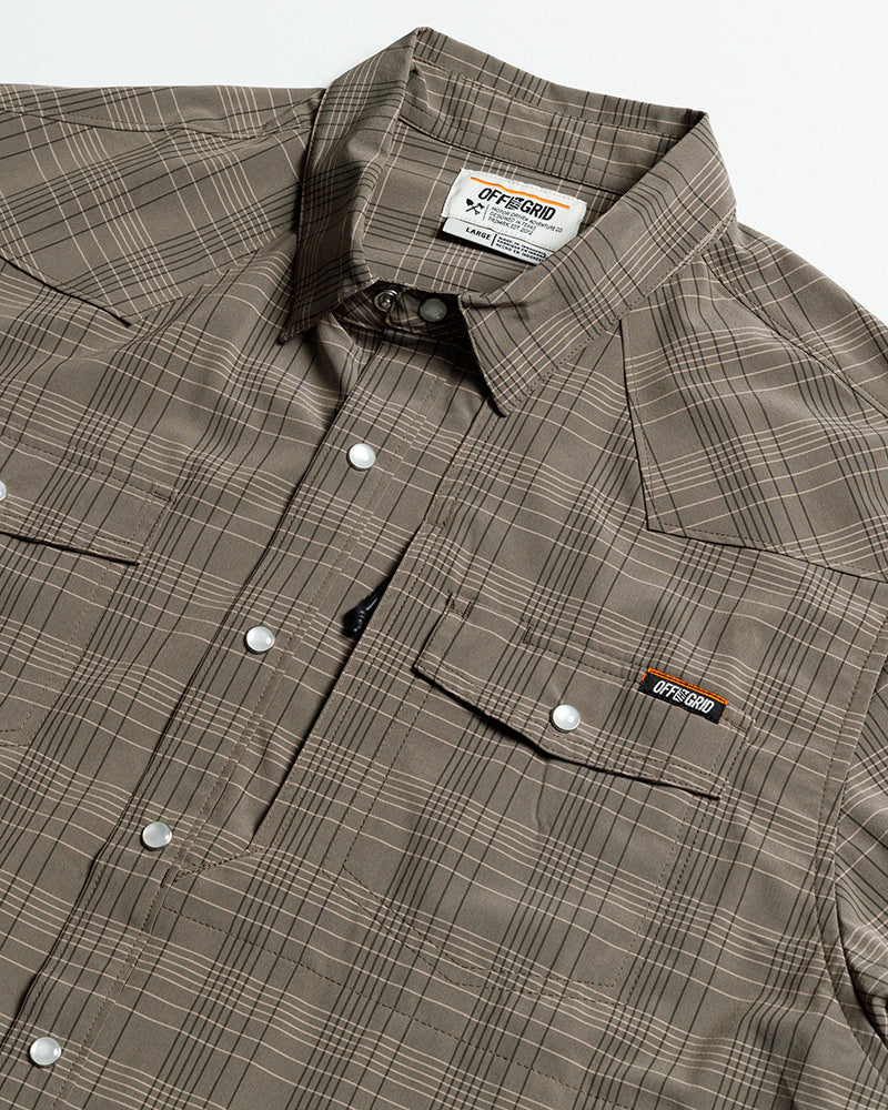 Off The Grid Surplus Deke SS Shirt - Beluga Brown
