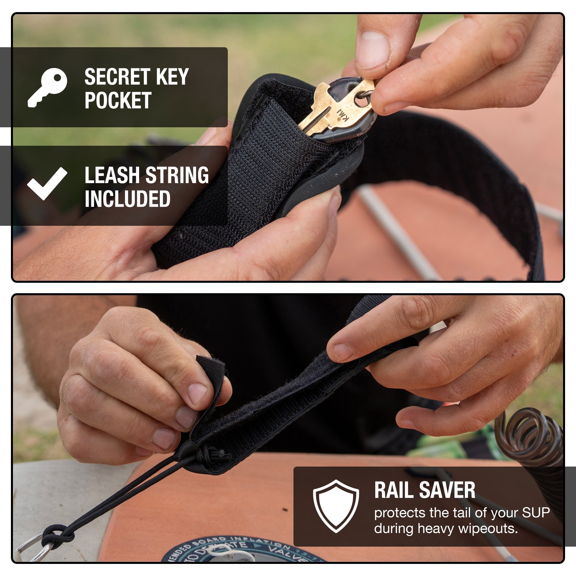Coiled SUP Paddleboard Leash by Ho Stevie!