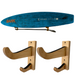 COR Surf Bamboo SUP Wall Mount with Paddle Rack
