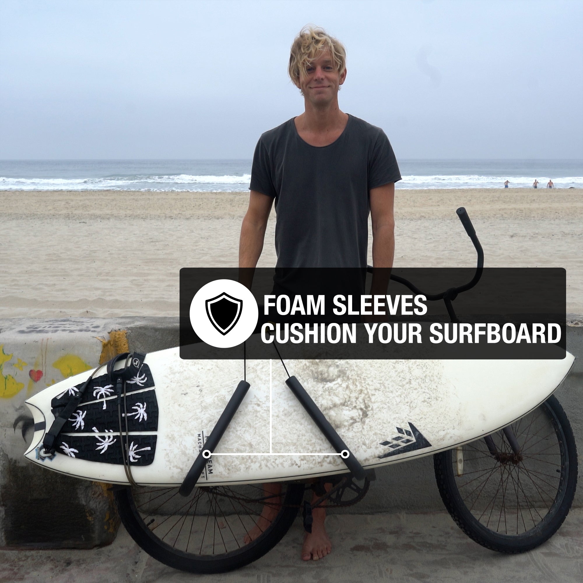 Surfboard Bike Rack by Ho Stevie!