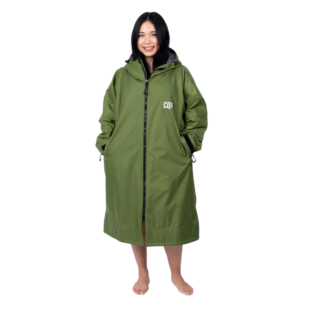 COR Surf Waterproof Swim Parka (COR Green) — view 3