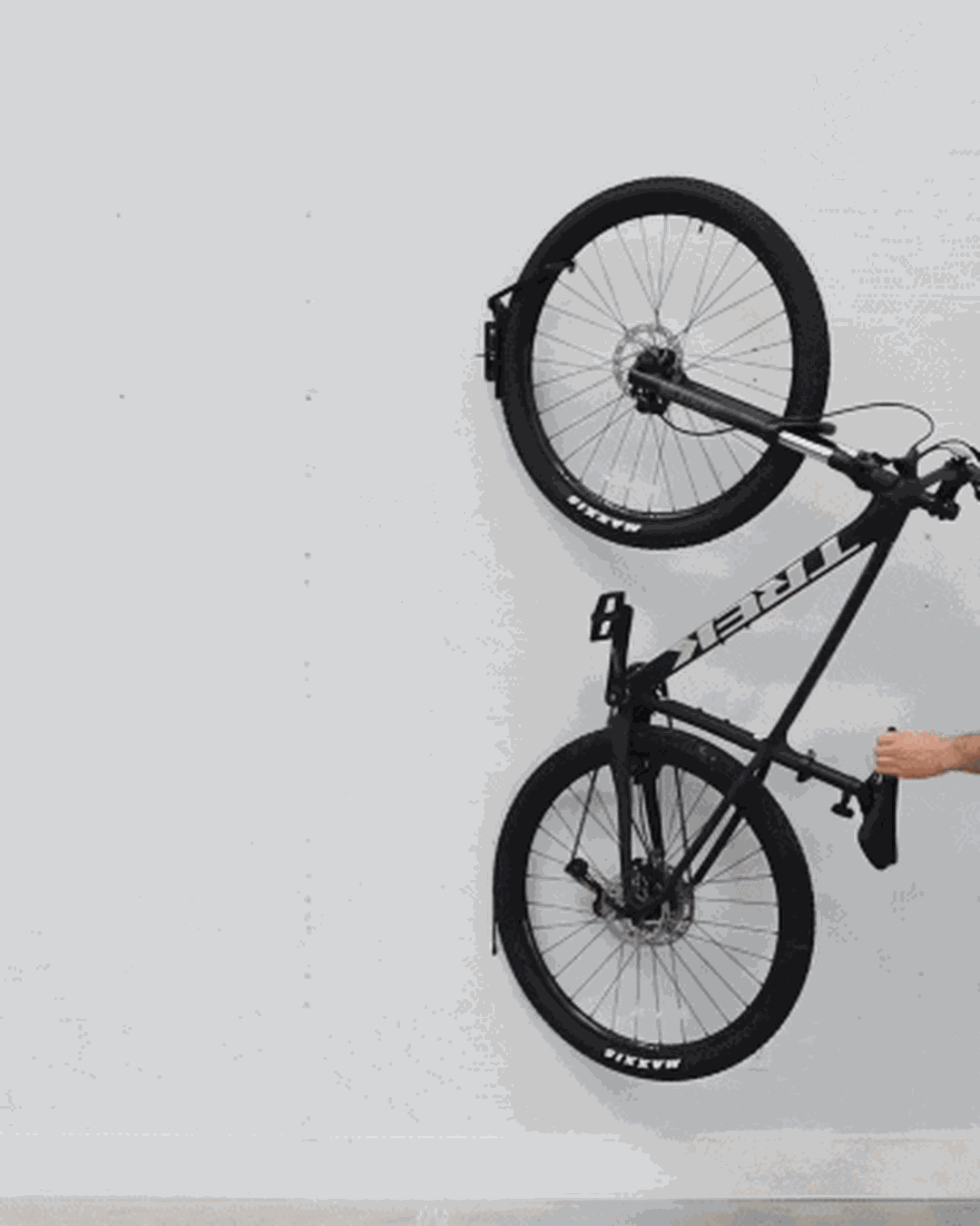 Swivel Mount Bike Storage Rack | Garage Wall Hook - product view 2