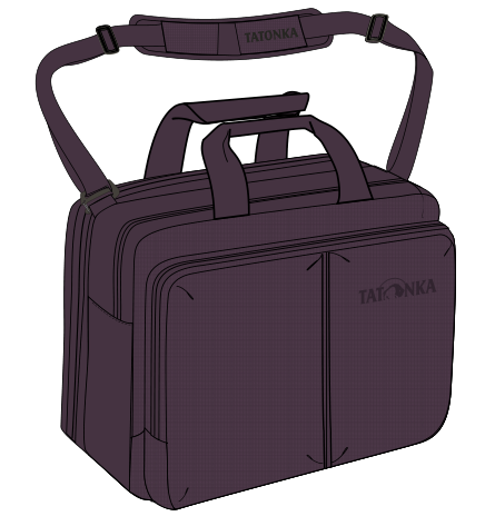 Tatonka Tough Bag L in Midnight Plum, manufacturer 2027 catalog illustration