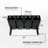 Telluride Ski Storage Rack for Rental Shops | Holds up to 16 Pairs of Skis - product view 6
