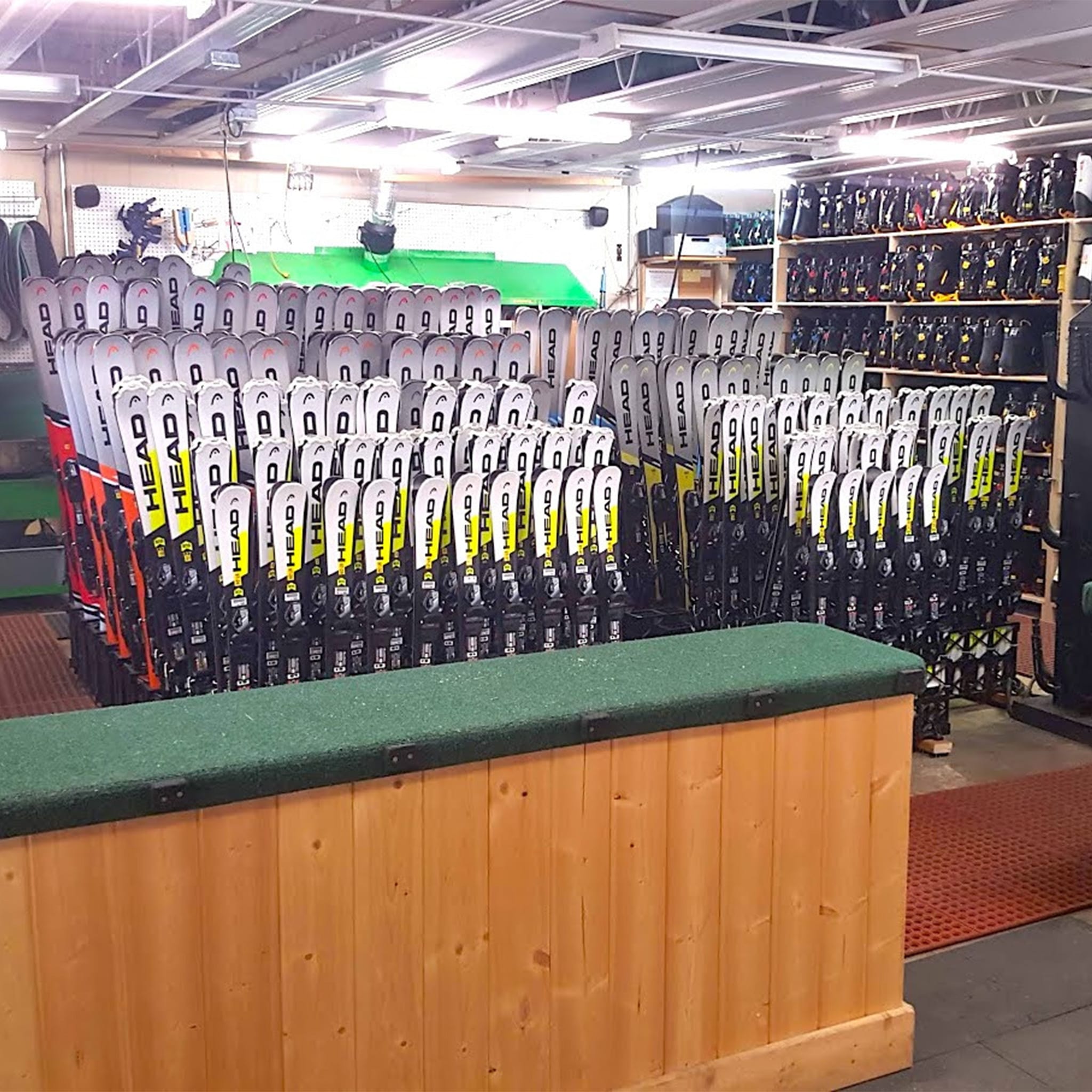 Telluride Ski Storage Rack for Rental Shops | Holds up to 16 Pairs of Skis - product view 7