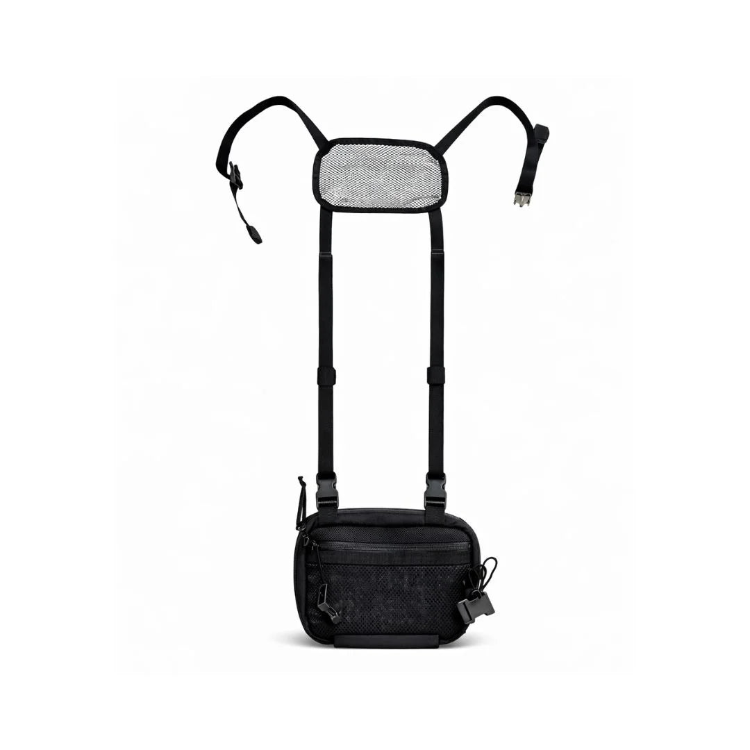 Recycled Firefighter The Black-Out Chest Rig — product view 2