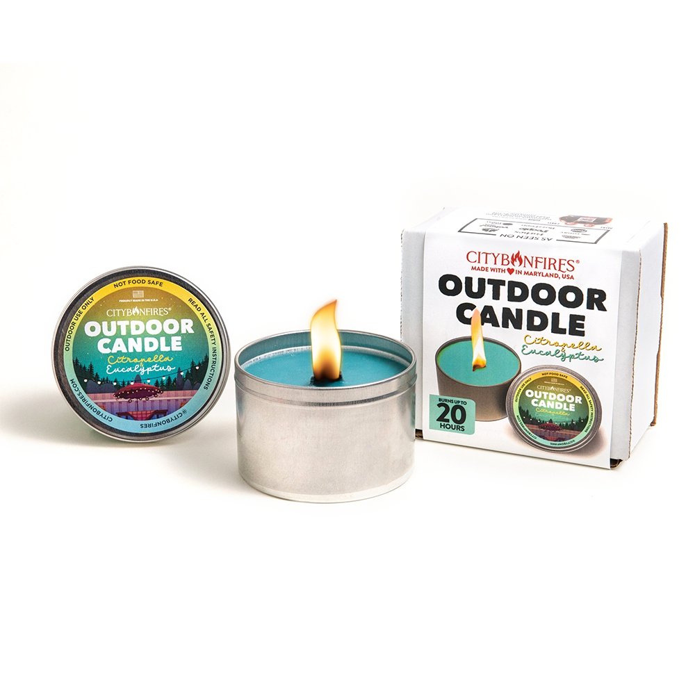 City Bonfires Outdoor Candle - Citronella and Eucalyptus — product view 1