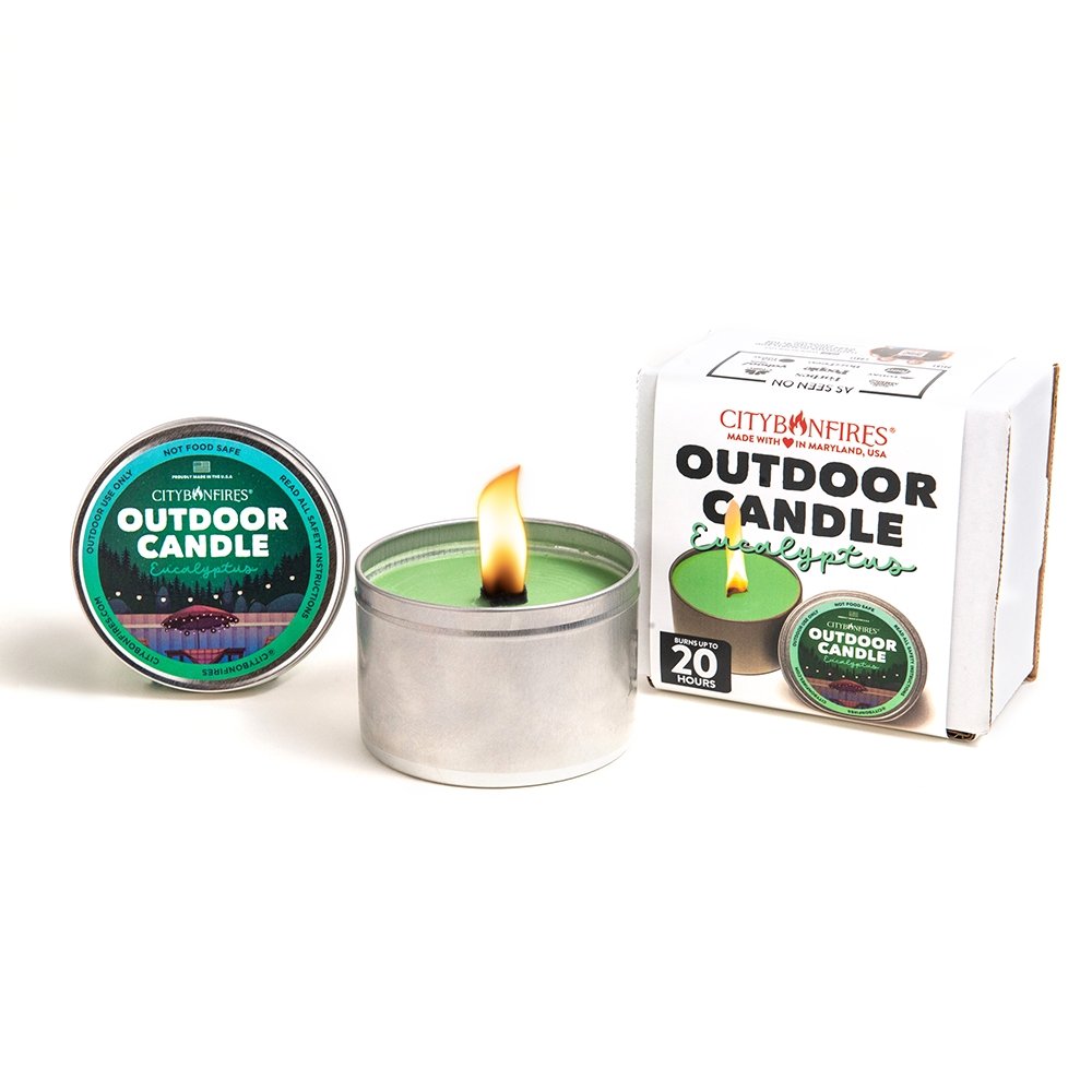 City Bonfires Outdoor Candle - Eucalyptus — product view 1