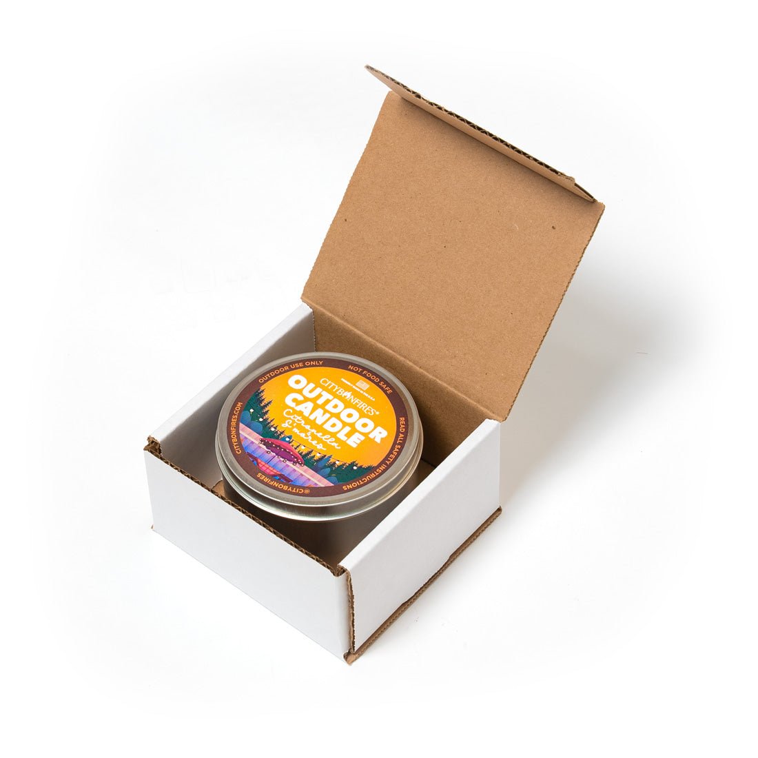 City Bonfires Outdoor Citronella Candle - S'mores Scent — product view 2