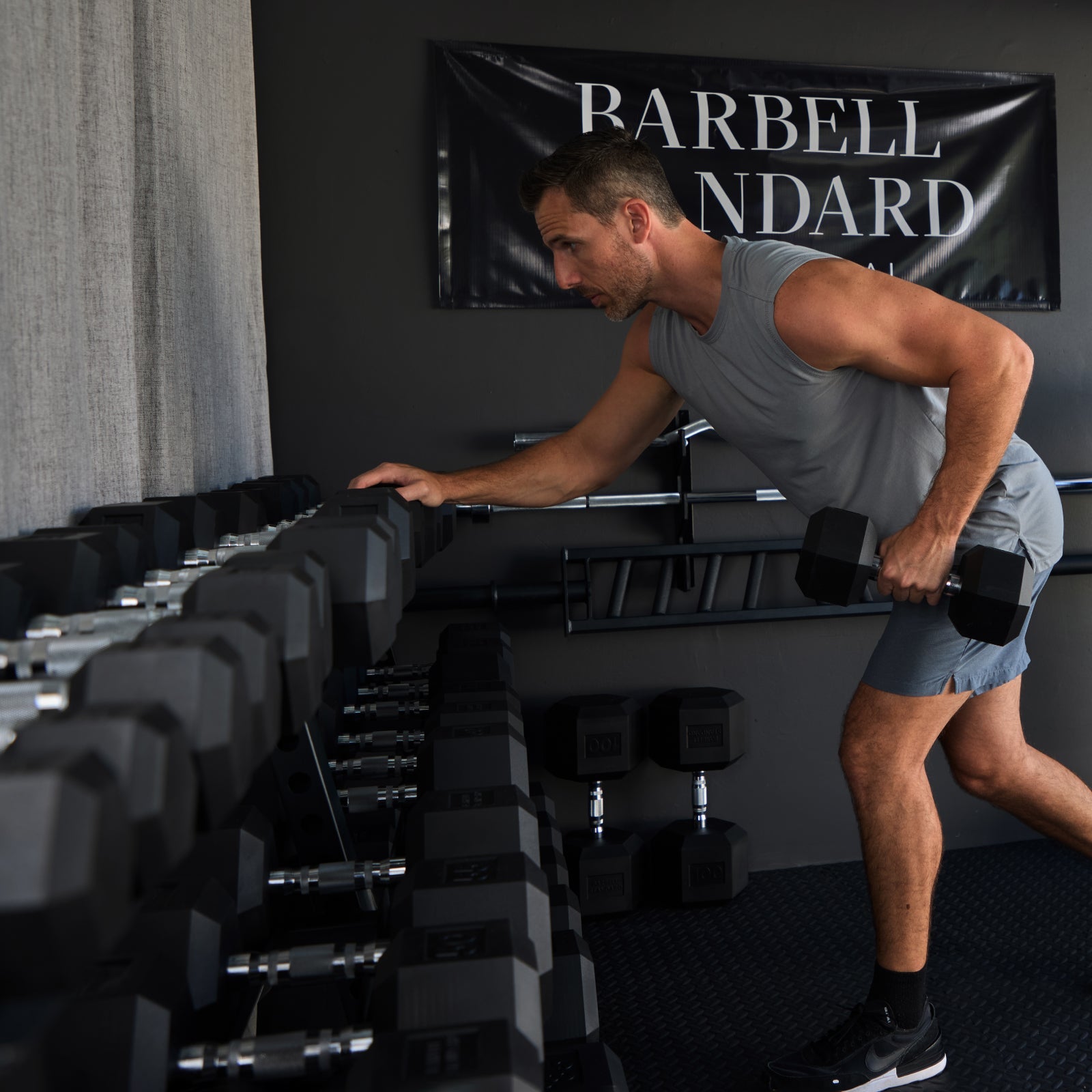 Barbell Standard Three-Tier Dumbbell Rack - view 4