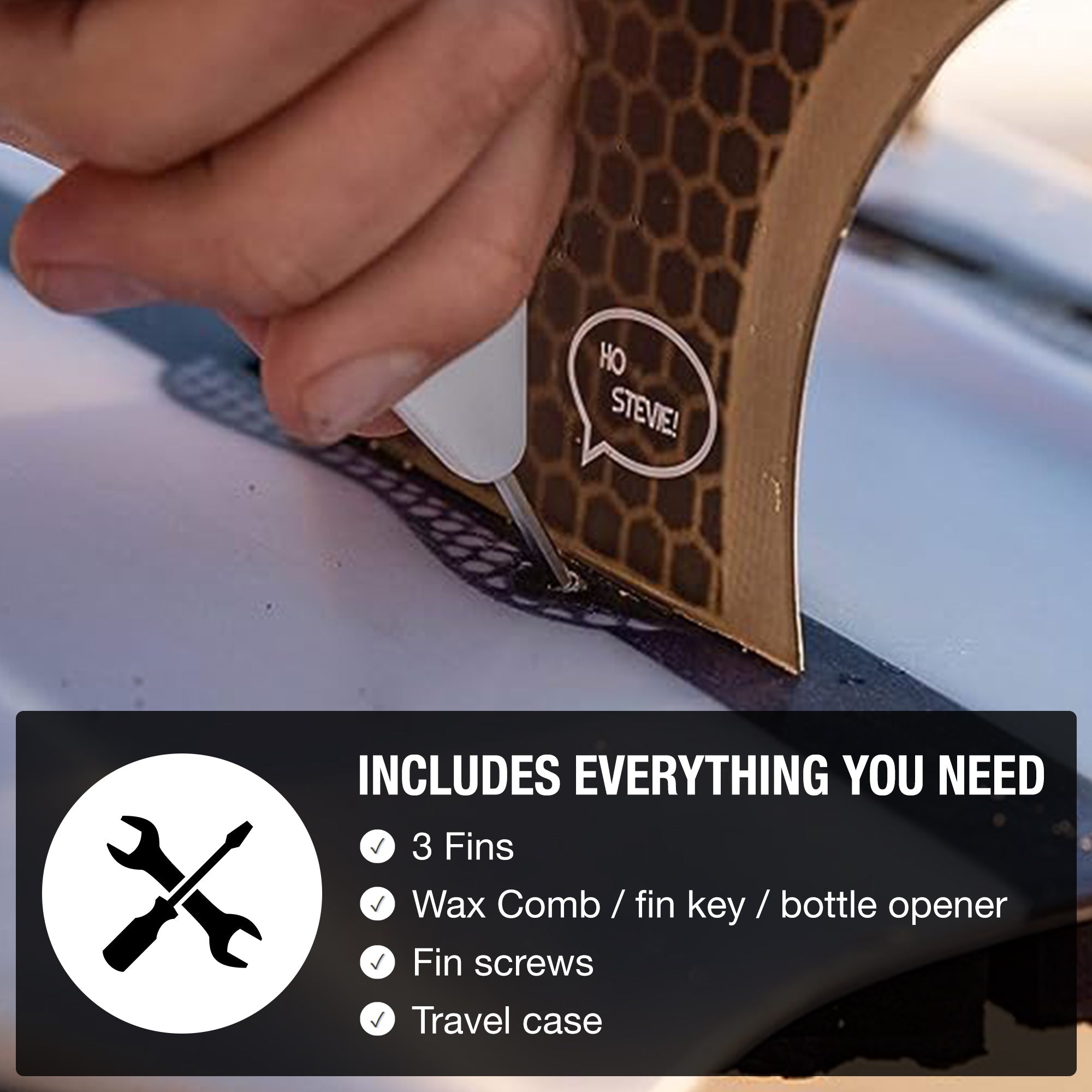 Fiberglass Honeycomb Surf Fins by Ho Stevie!