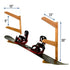 TidyTimber Snowboard Storage Wood Rack | Holds 3 Snowboards - product view 3