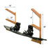 TidyTimber Wakeboard Storage Wood Rack | Holds 3 Wakeboards - product view 3