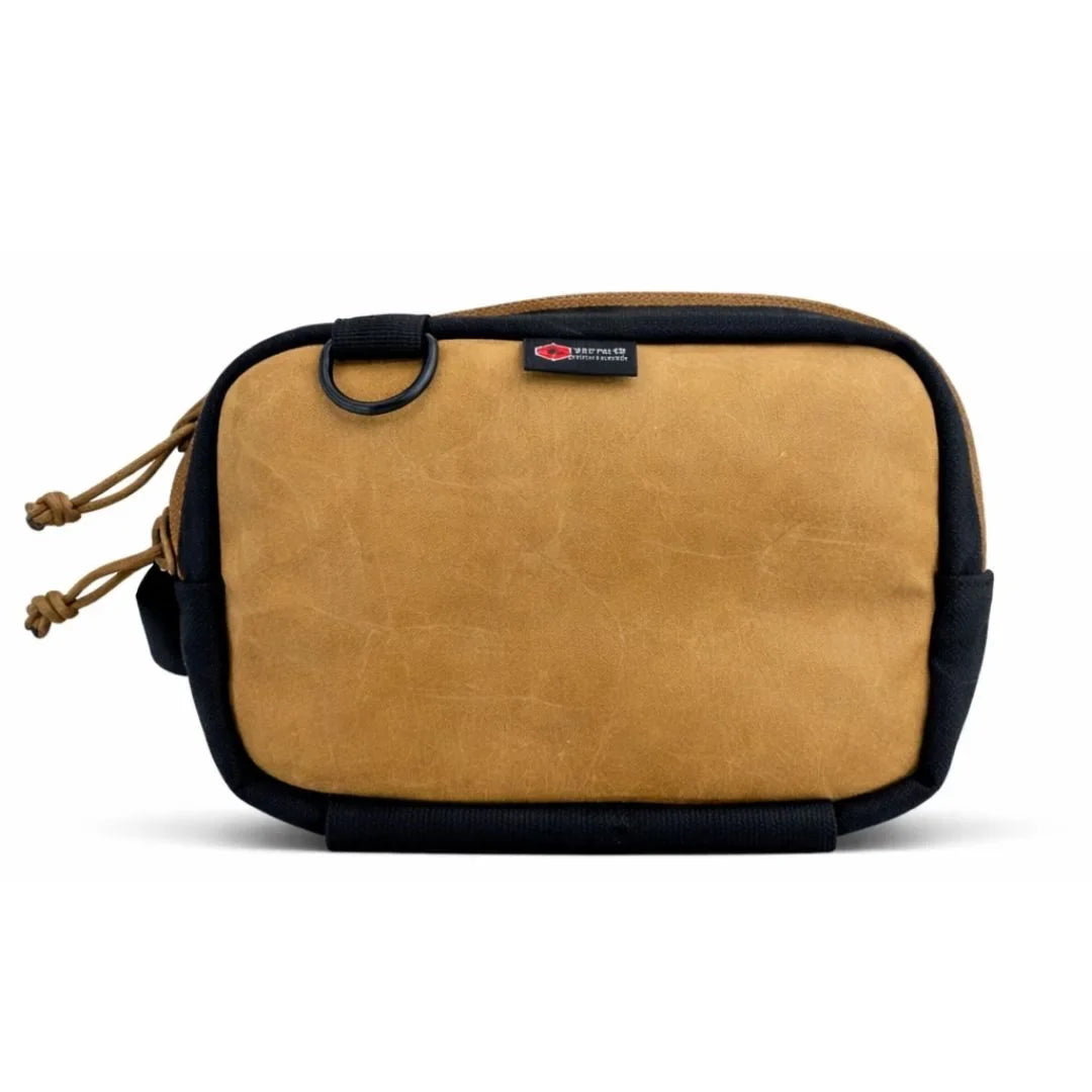 Recycled Firefighter TrailHound Fanny Pack - Boot Leather Edition — product view 1