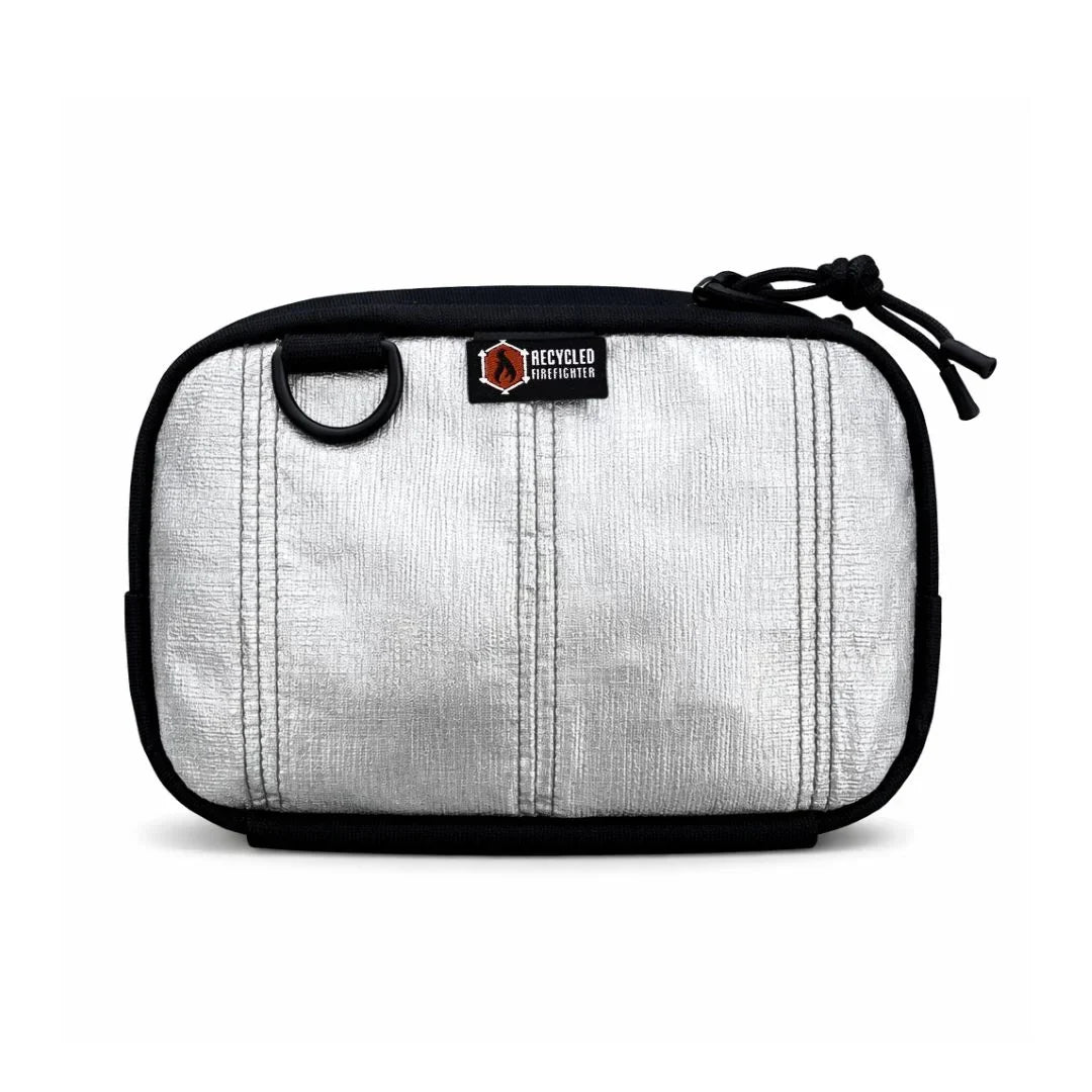 Recycled Firefighter TrailHound Fanny Pack - Bunker Gear Edition — product view 1