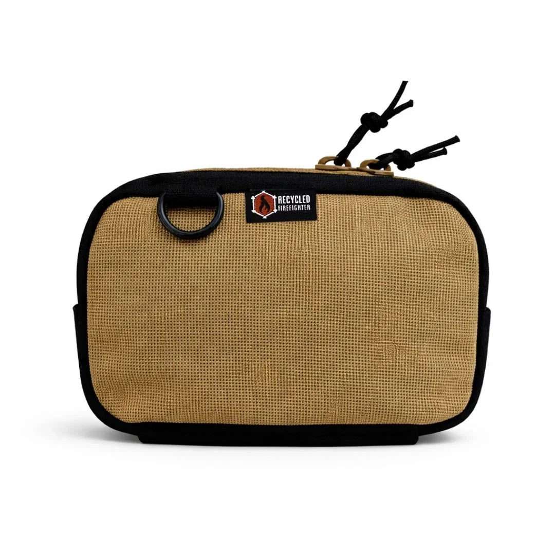 Recycled Firefighter TrailHound Fanny Pack - Bunker Gear Edition — product view 6