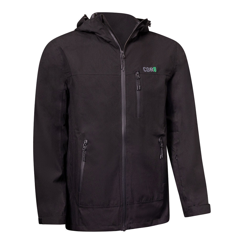 COR Surf The Huakai Travel Rain Jacket - Black