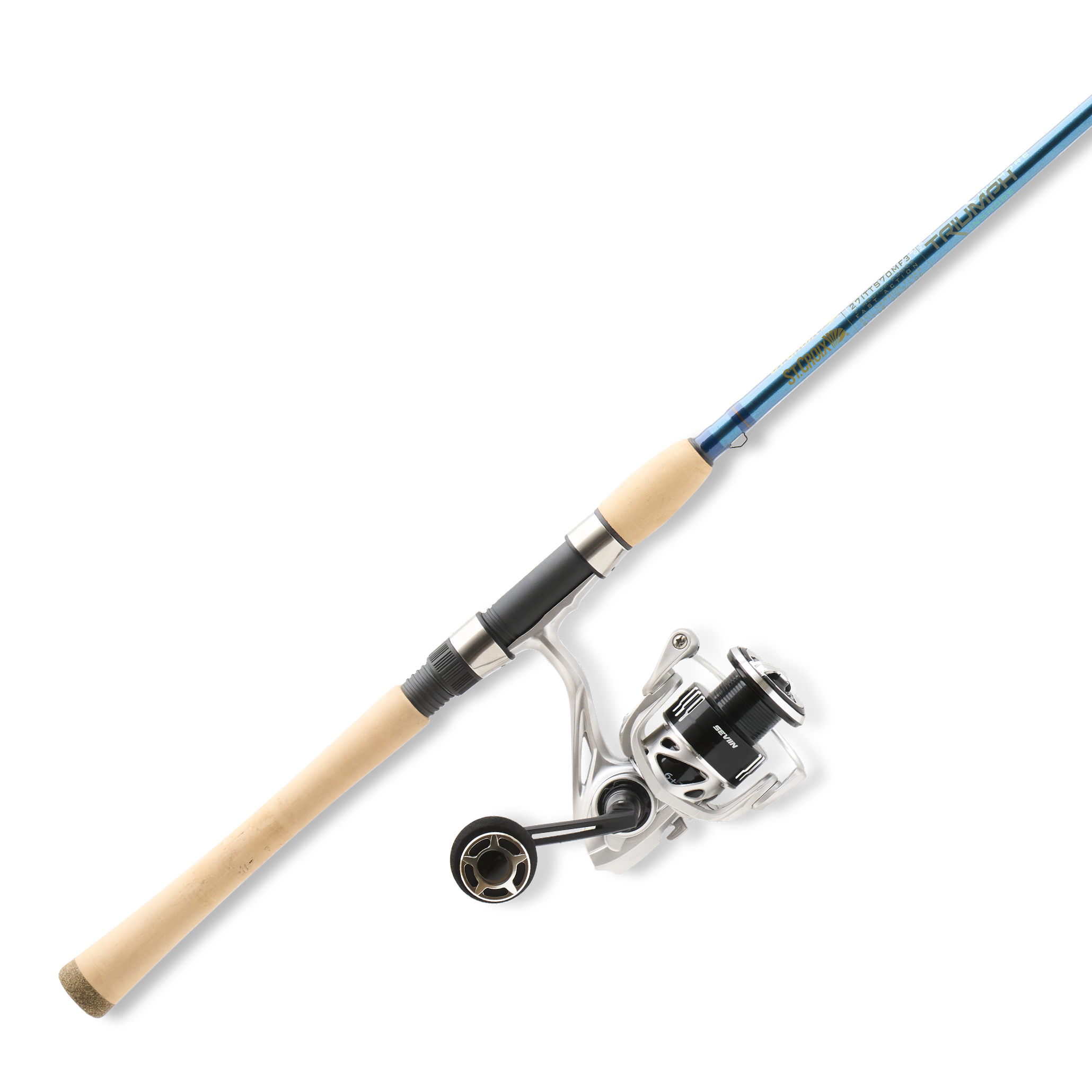 St. Croix Triumph Inshore Travel combo with SEVIIN reel
