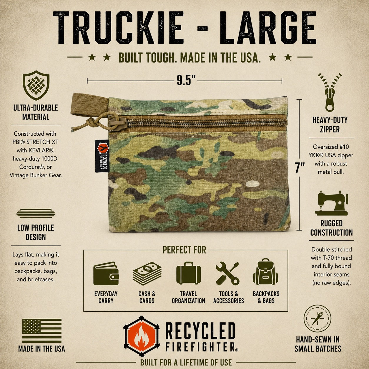 Recycled Firefighter Truckie - Large — product view 3