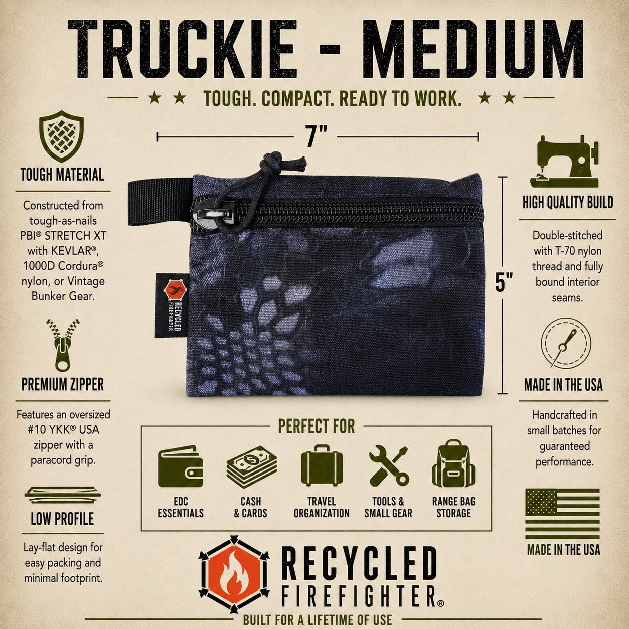 Recycled Firefighter Truckie - Medium — product view 3
