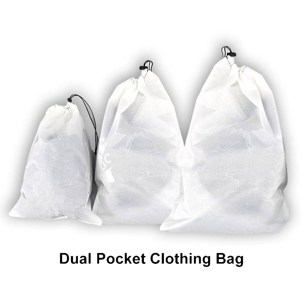 Ultralight Dual Pocket Clothing Stuff Sack Organizer by Hilltop Packs LLC